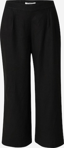 ONLY Wide leg Pleat-front trousers 'ONLCARISA' in Black: front