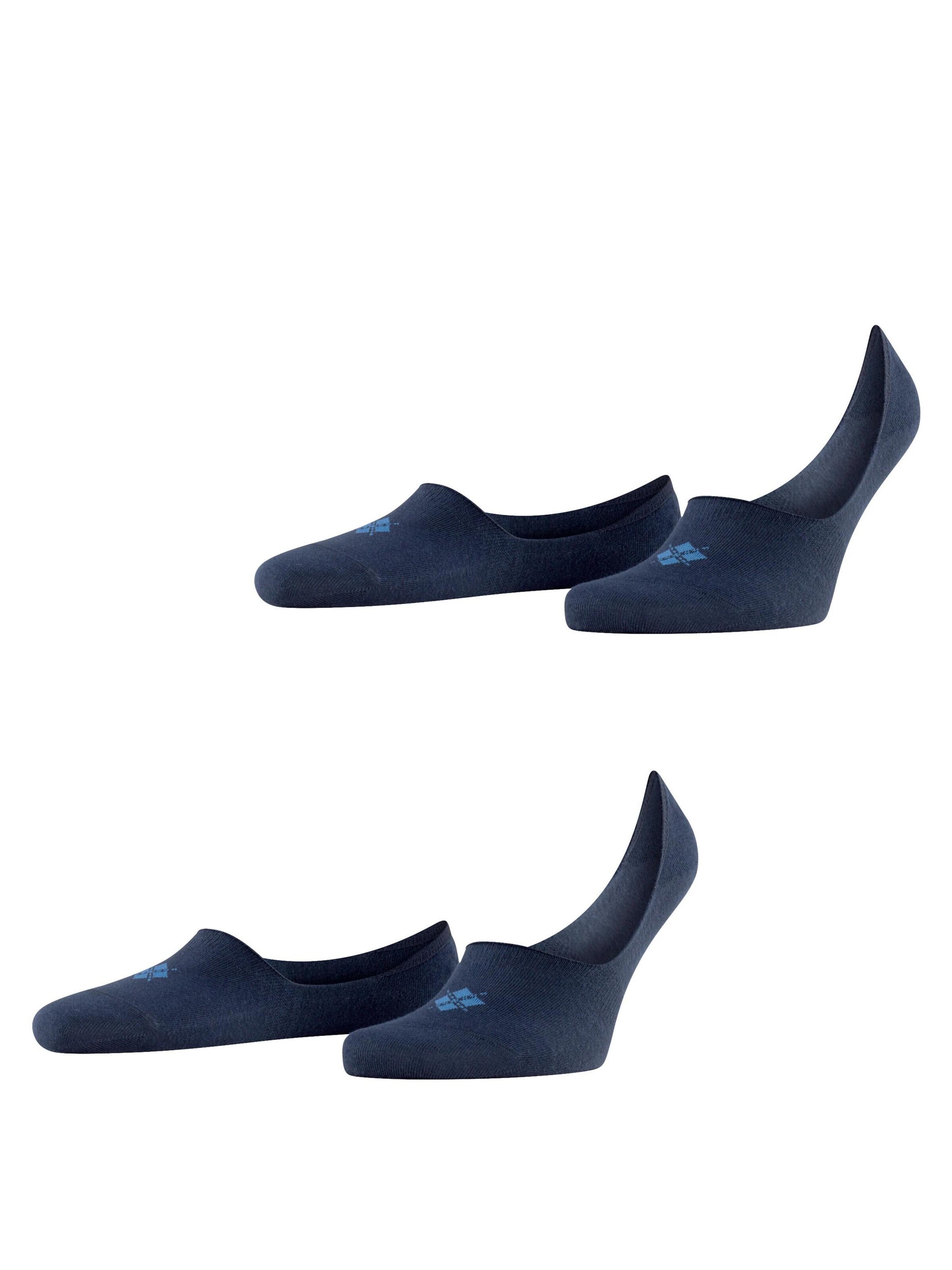 BURLINGTON Ankle Socks 'Everyday 2-Pack' in Blue: front
