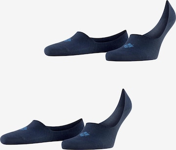 BURLINGTON Ankle Socks 'Everyday 2-Pack' in Blue: front