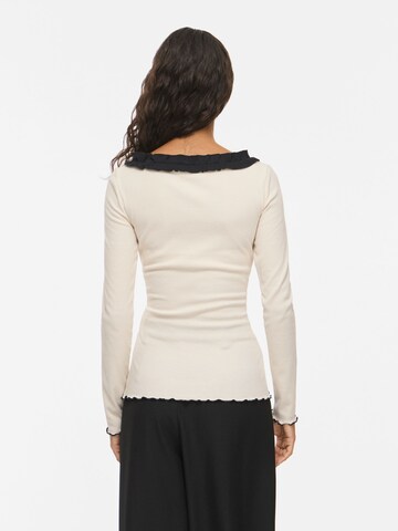 VILA Shirt 'FRANJA' in Beige