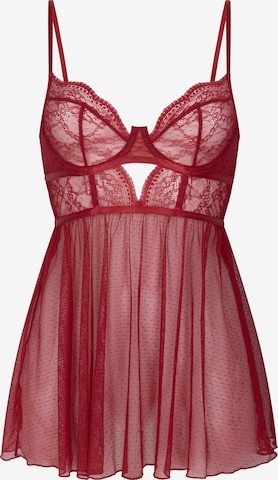 Hunkemöller Negligée 'Isabelle' in Rot: Vorderseite