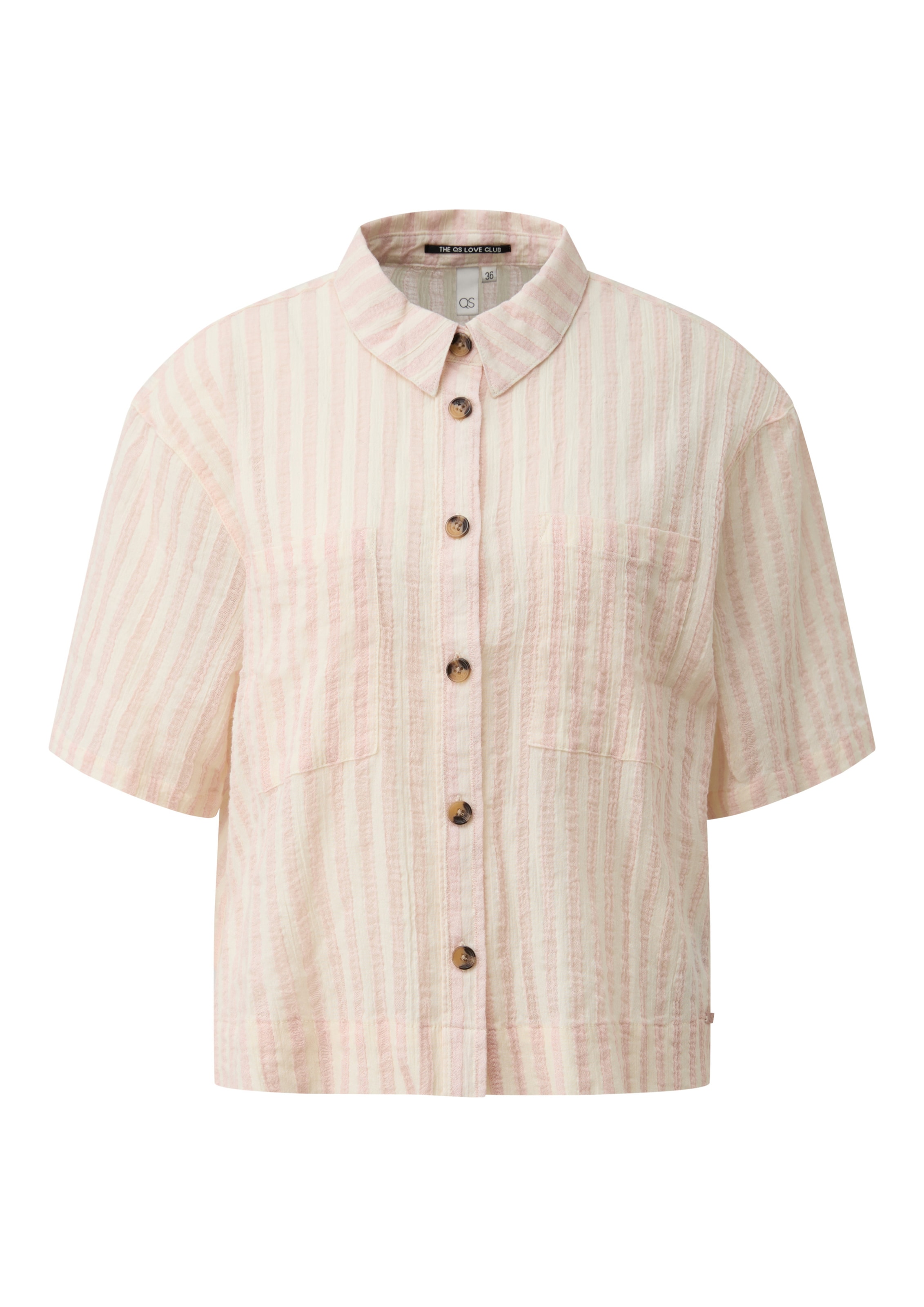 QS Bluse in Pink: Vorderseite