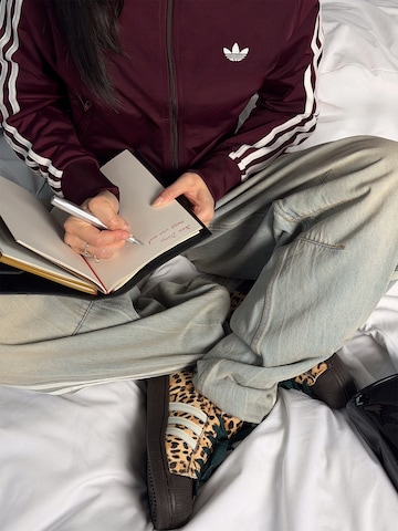 ADIDAS ORIGINALS Dressipluus 'Firebird' Classic', värv punane