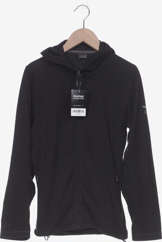 SALEWA Sweatshirt & Zip-Up Hoodie in S in Black: front