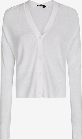 MARC AUREL Knit Cardigan in White: front