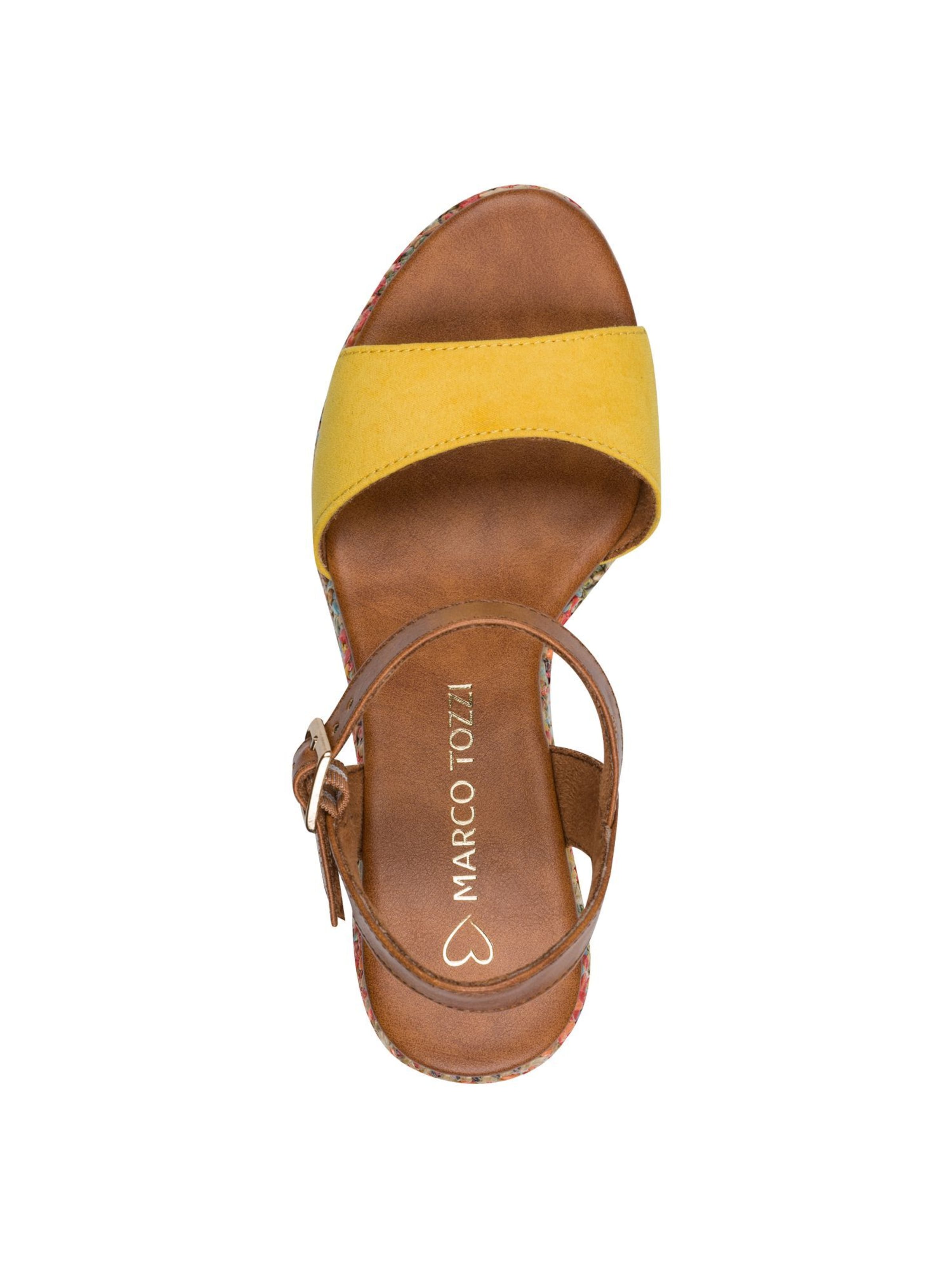 Sandales à lanières MARCO TOZZI en jaune