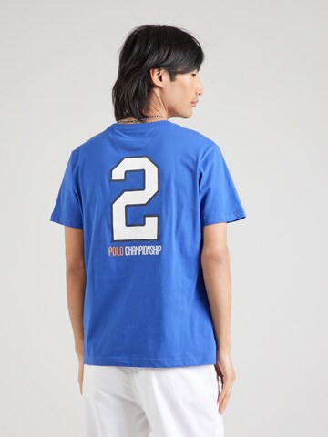 La Martina - Camiseta en azul: frente