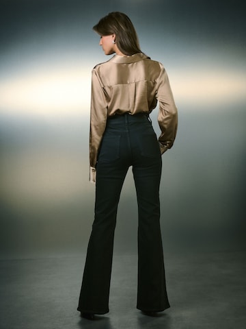 Next Расклешенный Джинсы в Черный