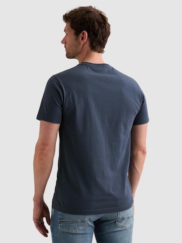 PME Legend T-shirt 'T-shirt in jersey with small artwork on the chest' i blå