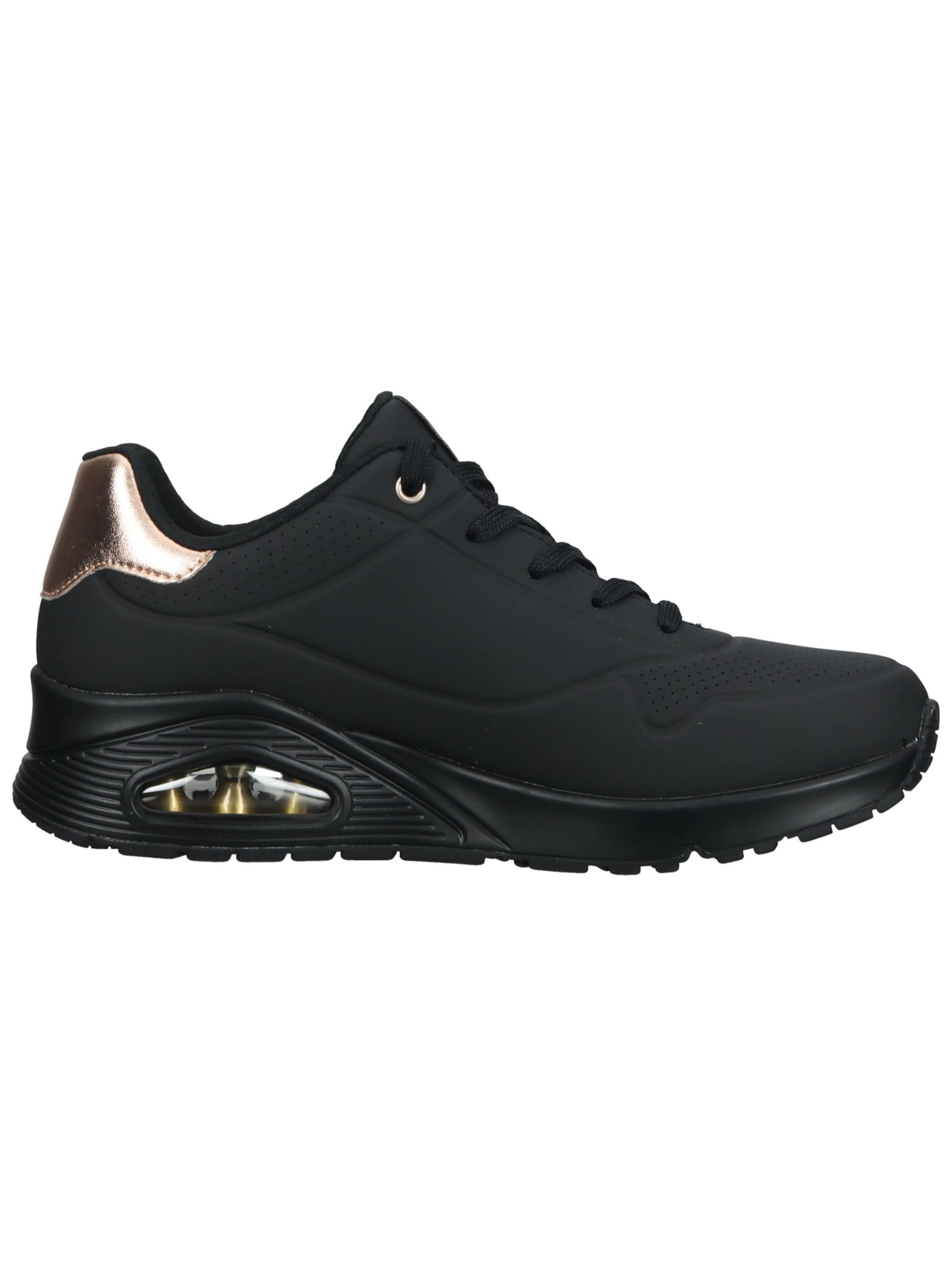 Baskets basses 'Uno-Golden Air' SKECHERS en noir