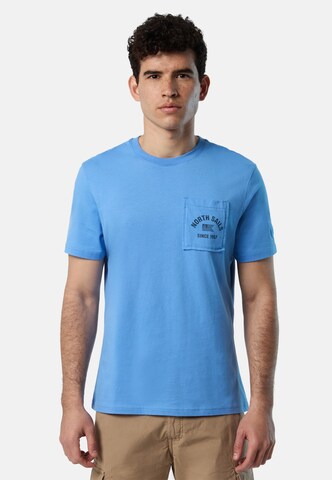 T-Shirt North Sails en bleu : devant