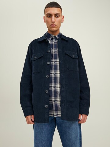 Veste mi-saison 'OLLIE' JACK & JONES en bleu : devant