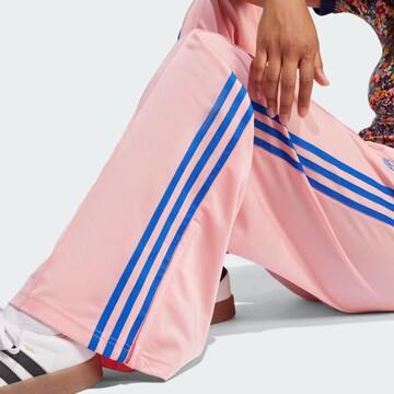 ADIDAS ORIGINALS Wide leg Workout Pants 'Adicolor Classic Firebird' in Pink