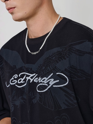 Ed Hardy Тениска в черно