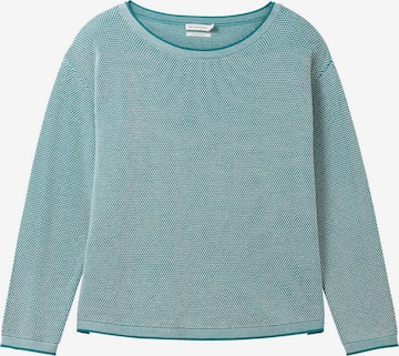 TOM TAILOR Sweater in Green: front