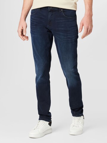 QS Regular Jeans i blå: framsida