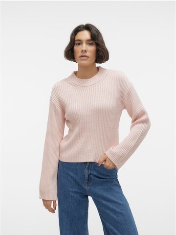 Pull-over 'HILDE' VERO MODA en rose : devant