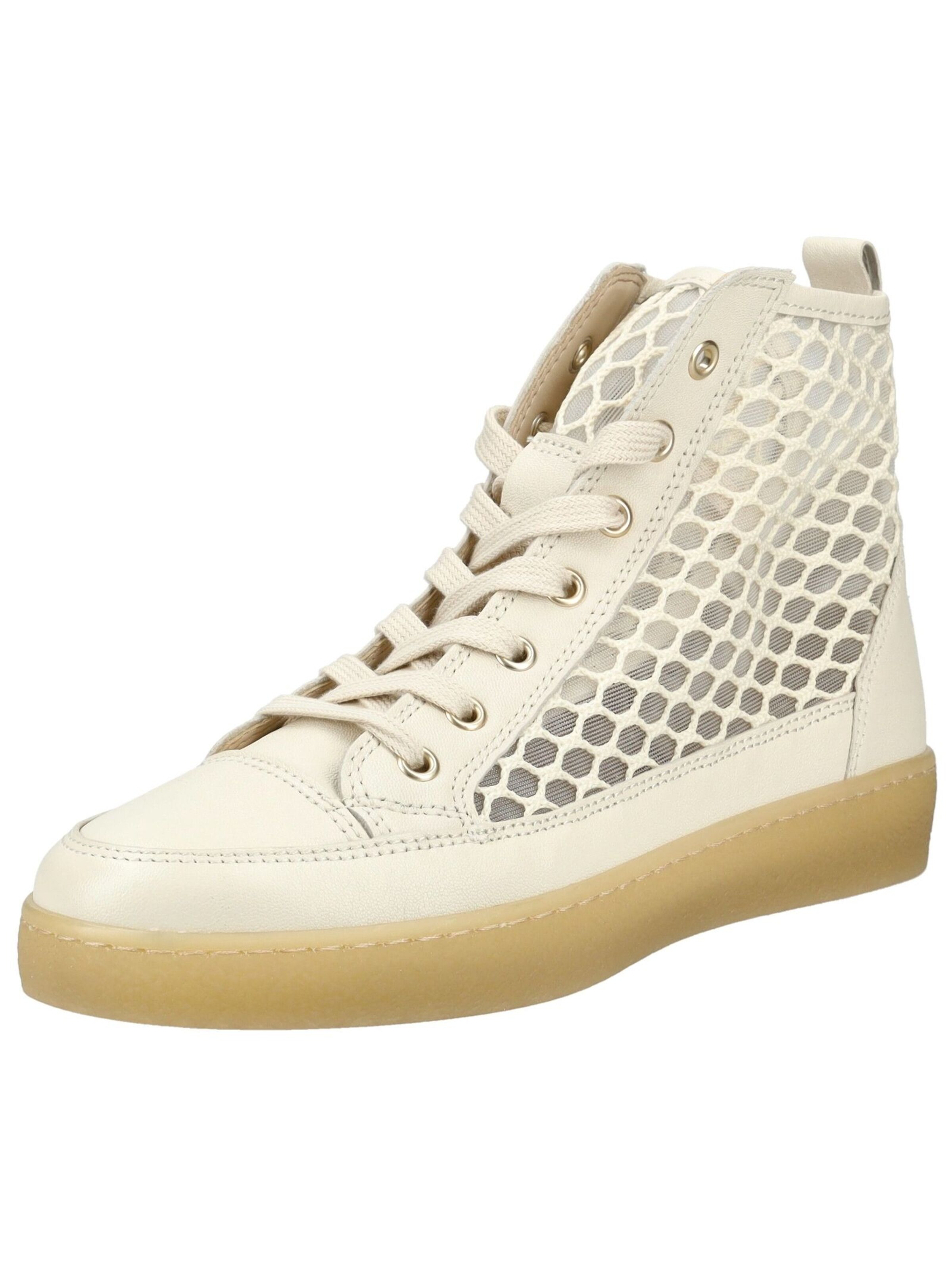 Sneaker alta di GABOR in beige: frontale