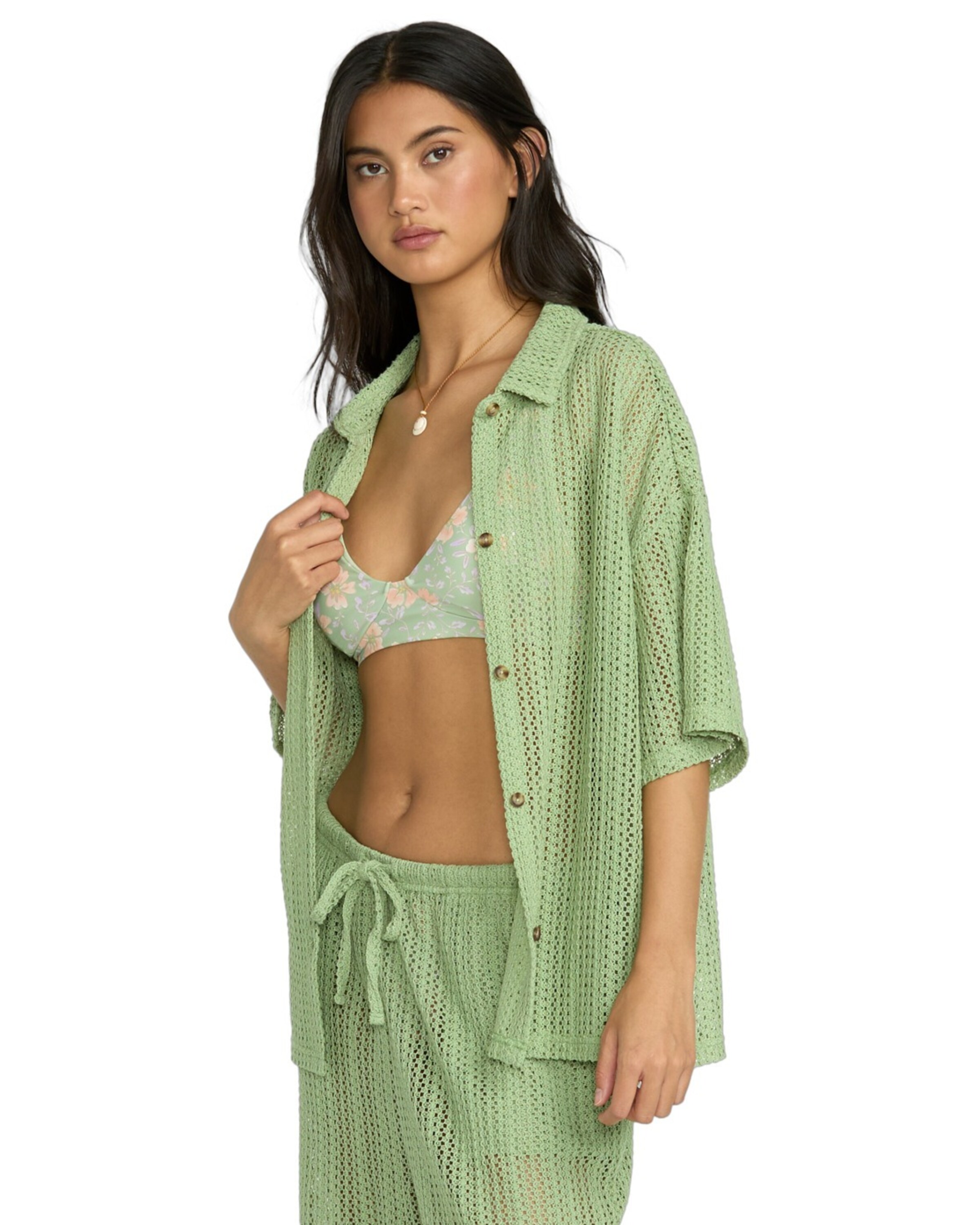BILLABONG Blouse in Green