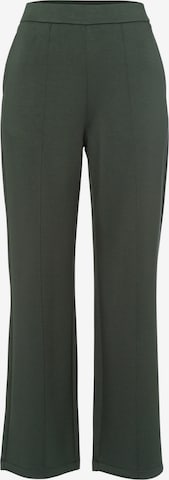 Flared Pantaloni di zero in verde: frontale