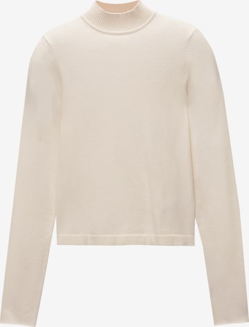 Pull&Bear Pullover i hvid: forside