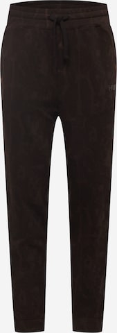 Effilé Pantalon 'Danther' HUGO Red en marron : devant