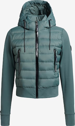 khujo Between-season jacket 'Dalis Matt' in Green: front