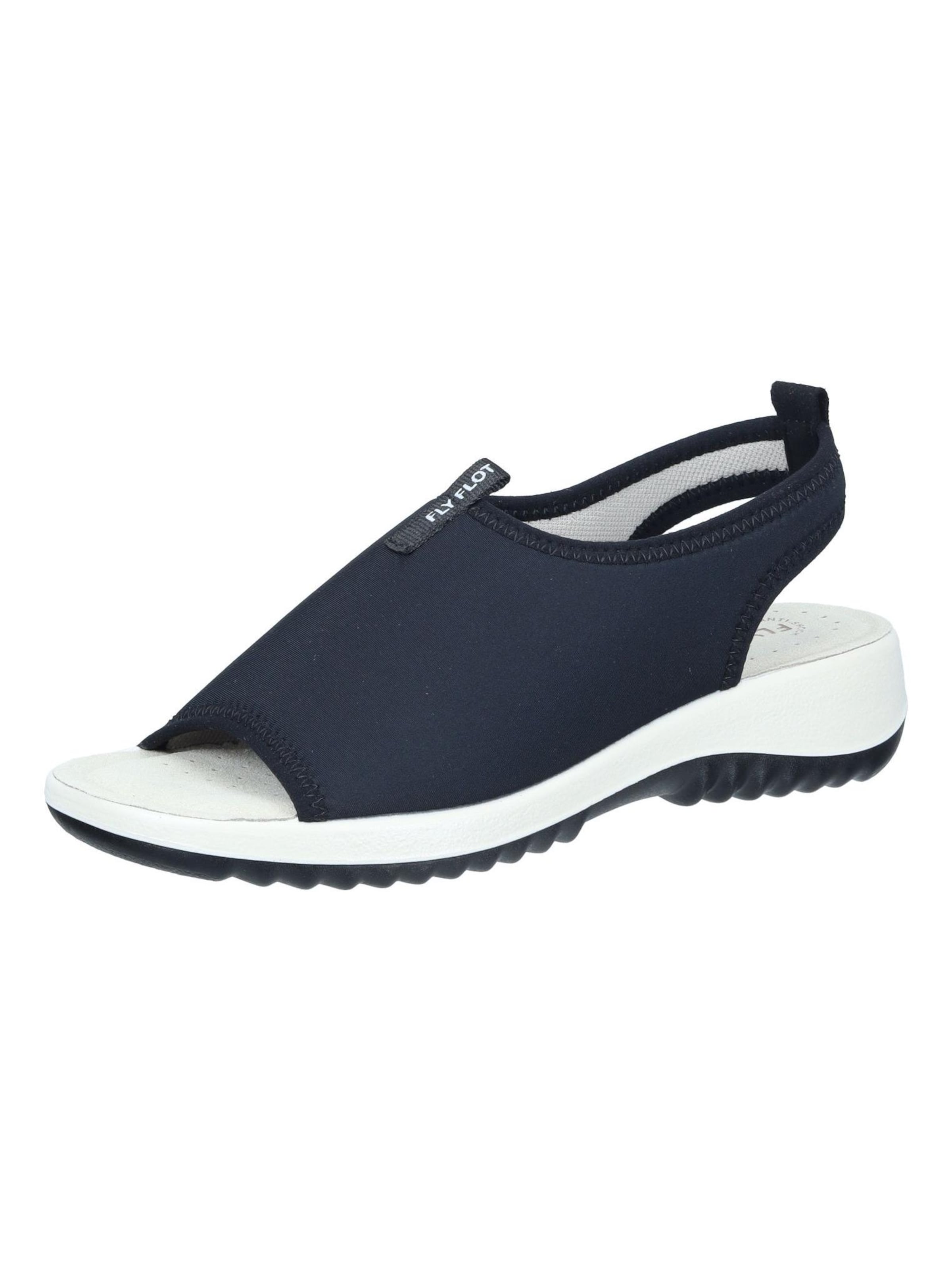 FLY FLOT Sandale‌ in Schwarz: Vorderseite