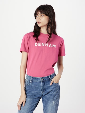 DENHAM Koszulka 'JESSICA' w kolorze różowy: przód
