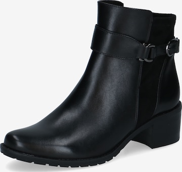 CAPRICE Ankle Boots in Black: front