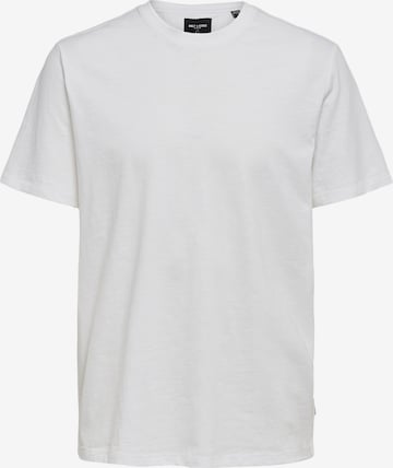 T-Shirt Only & Sons en blanc : devant