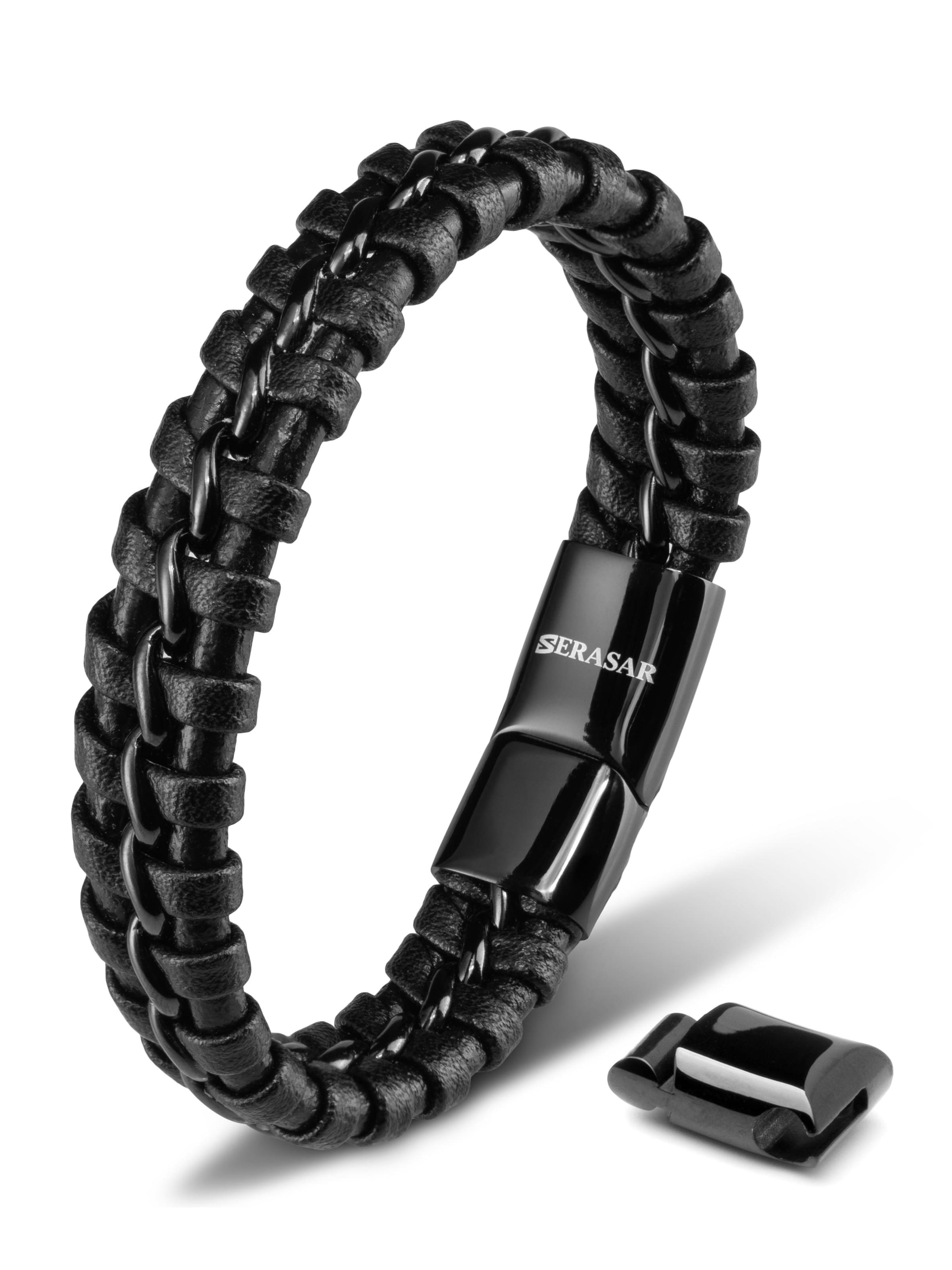 SERASAR Bracelet 'Joy' in Black: front