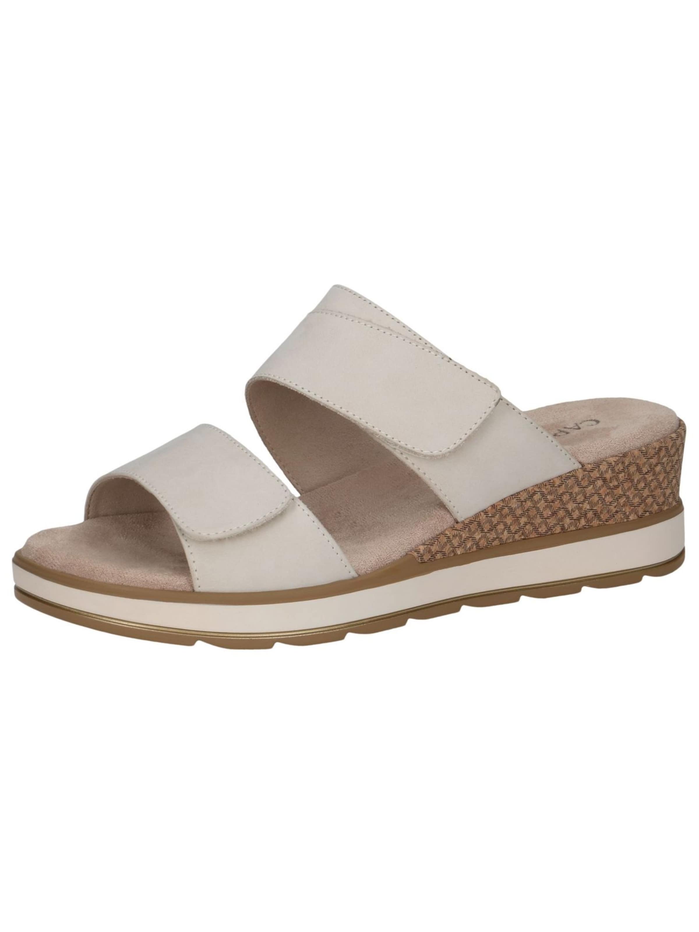 CAPRICE Pantolette in Beige: Vorderseite