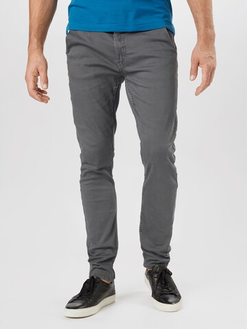 BLEND - Pantalón chino 'Multiflex' en gris: frente