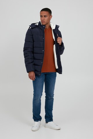 BLEND Winter jacket in Blue