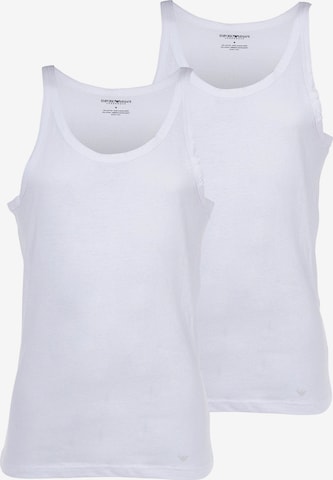 Maillot de corps Emporio Armani en blanc : devant
