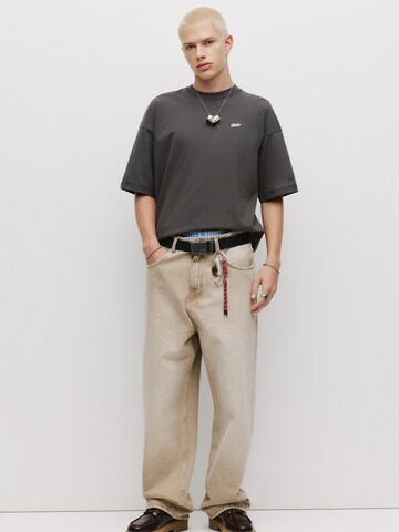Pull&Bear Koszulka w kolorze szary