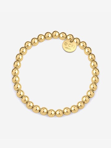 CLASSYANDFABULOUS Jewelry Bracelet 'CLASSYANDFABULOUS Beaded' in Gold: front