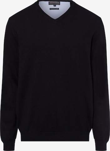 Pull-over Finshley & Harding en noir : devant