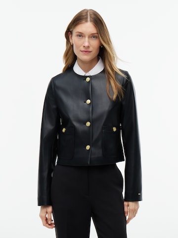 TOMMY HILFIGER - Chaqueta de entretiempo en negro: frente