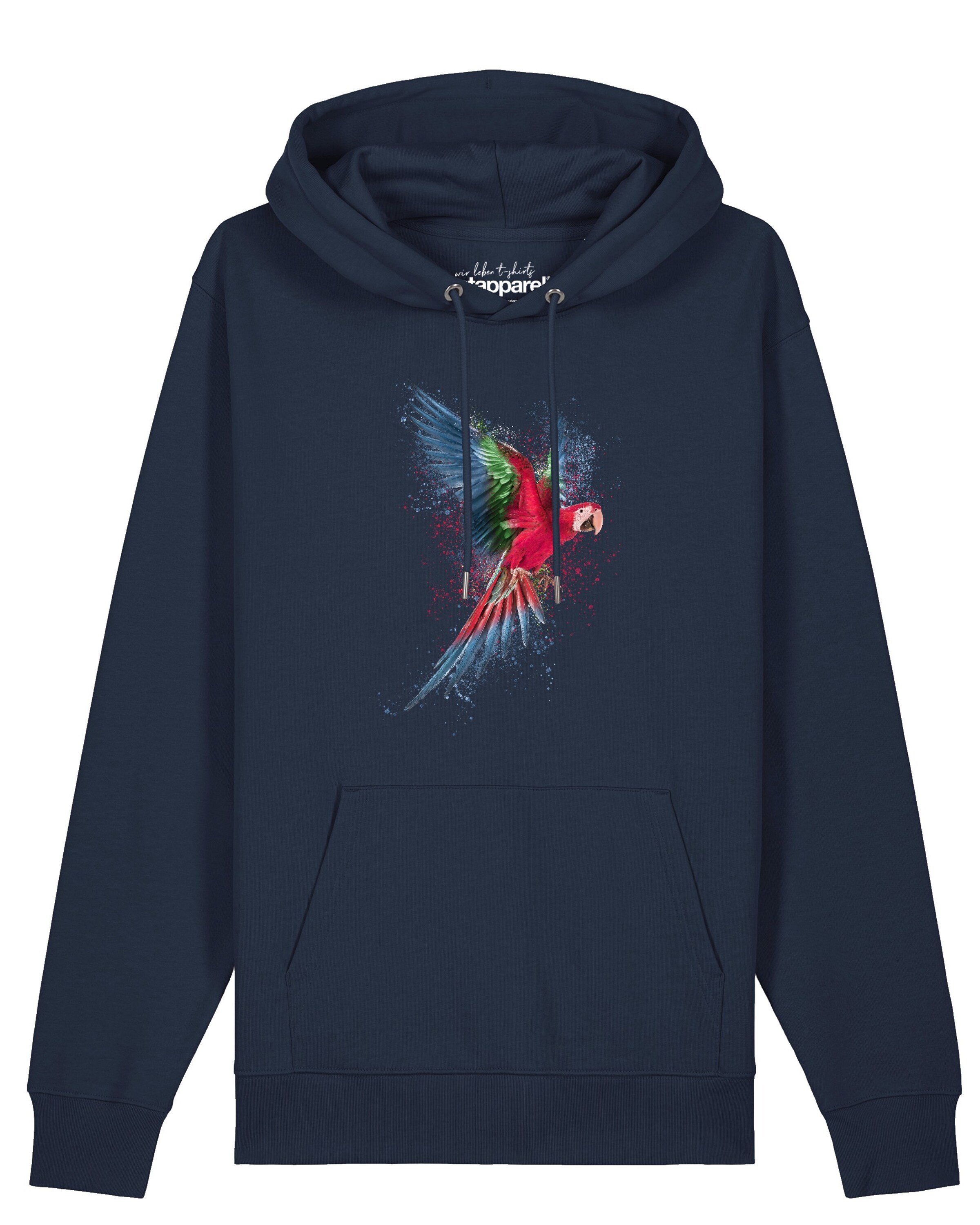Felpa 'Papagei' di Watapparel in blu: frontale
