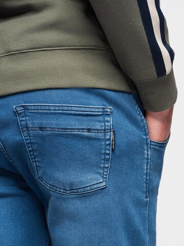 Ombre Regular Hose in Blau