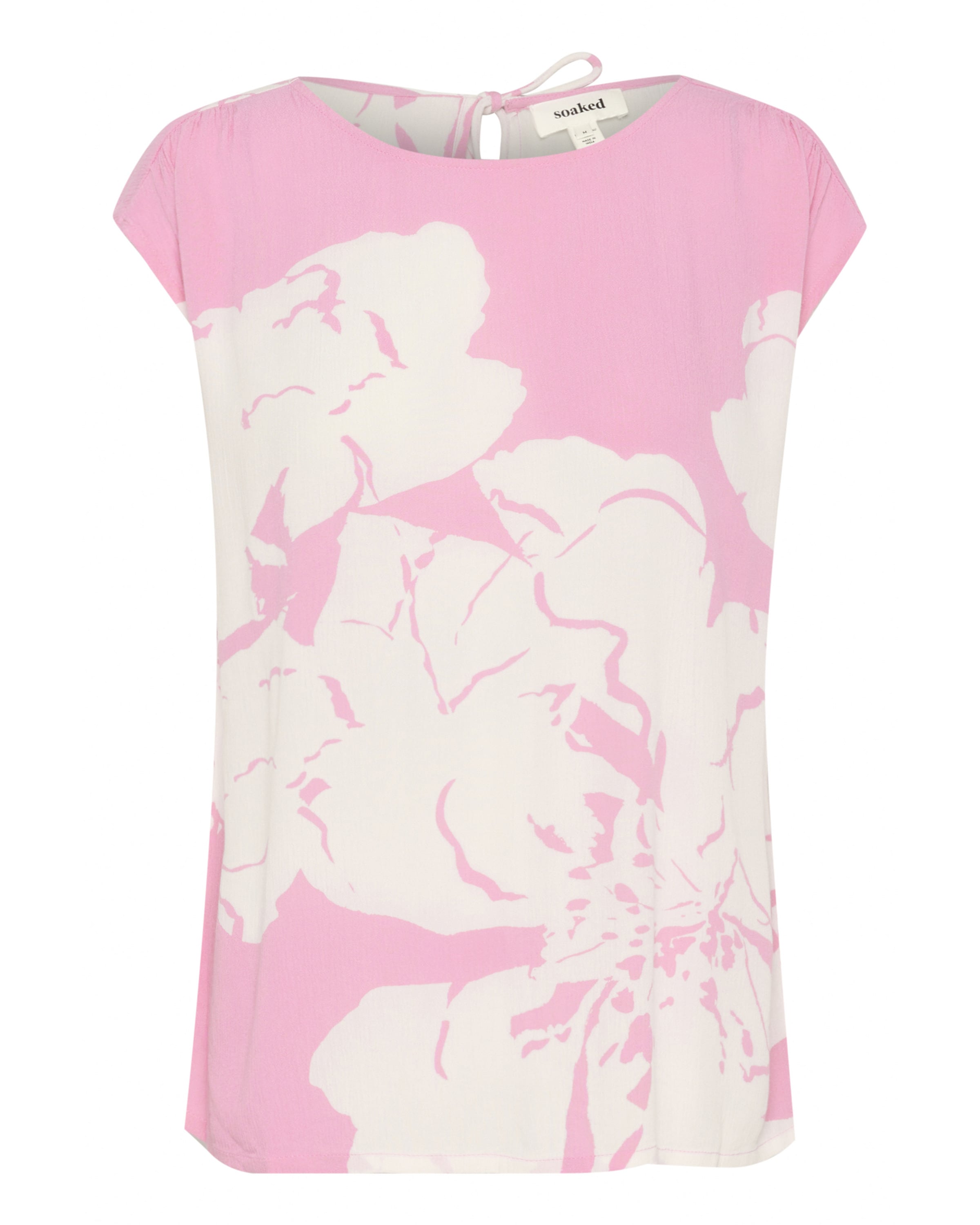 SOAKED IN LUXURY - Blusa 'SLZaya' em rosa: frente