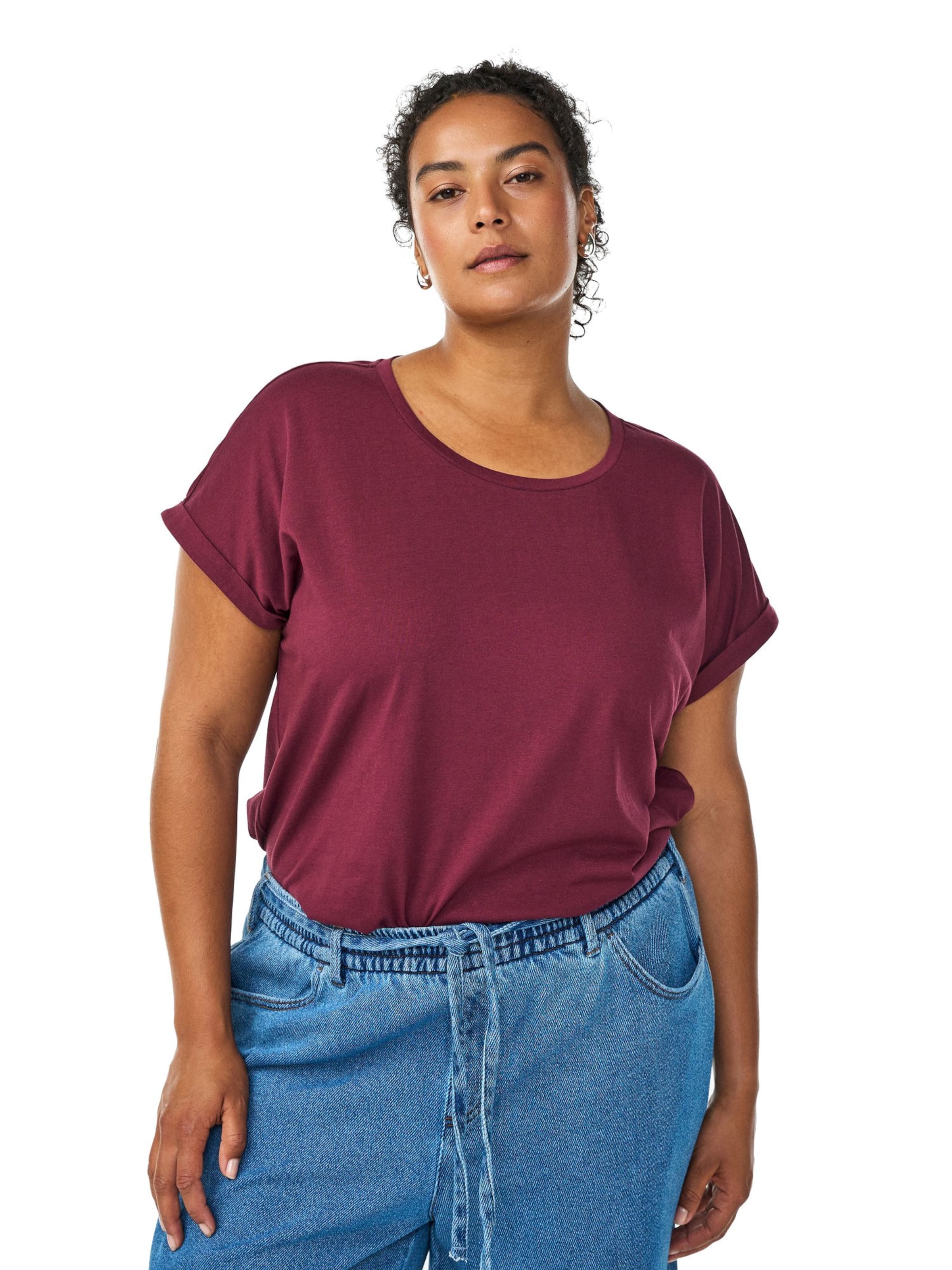 T-shirt 'MKatja' Zizzi en rouge : devant