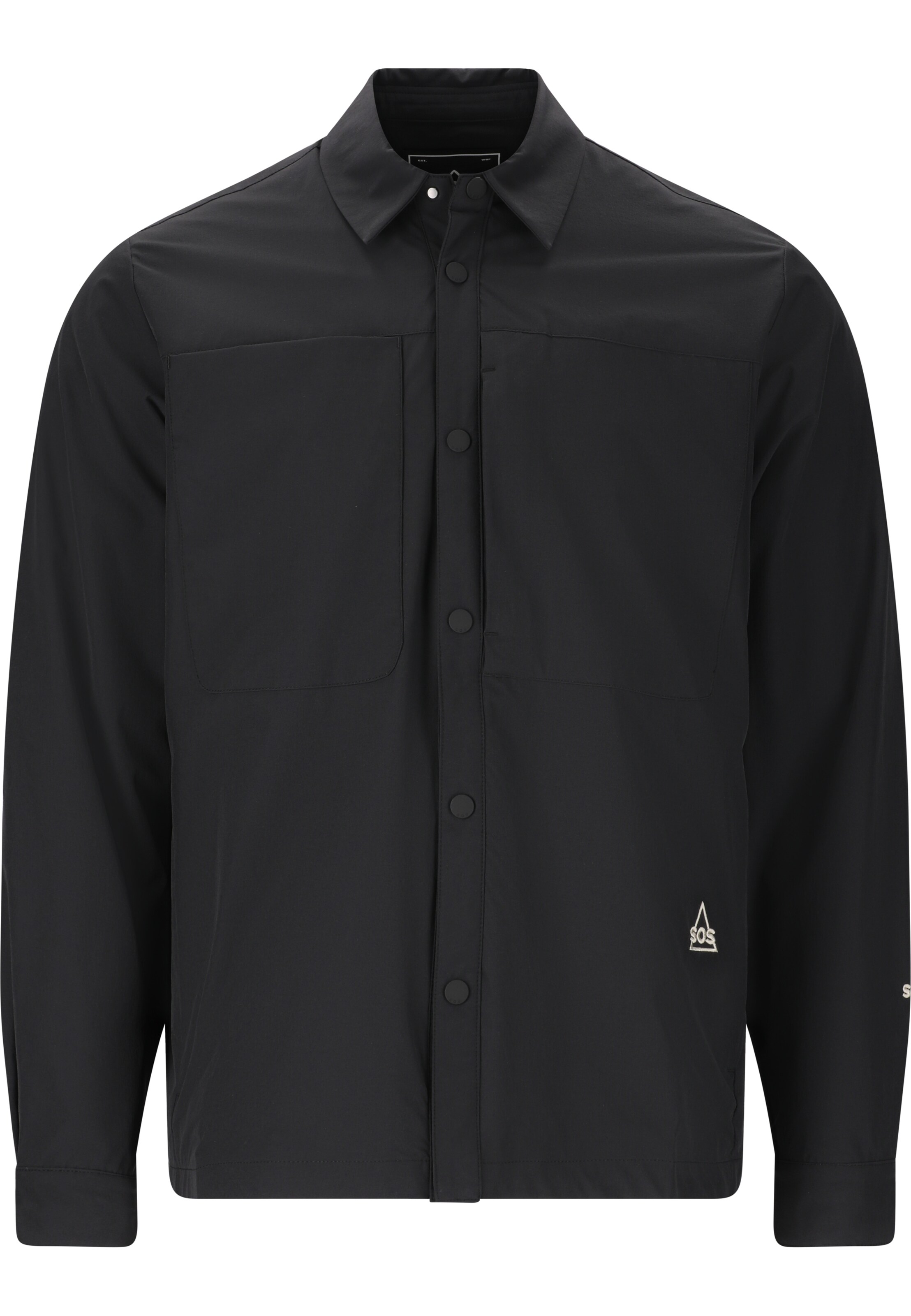 SOS Übergangsjacke 'Salonga' in Schwarz: Vorderseite