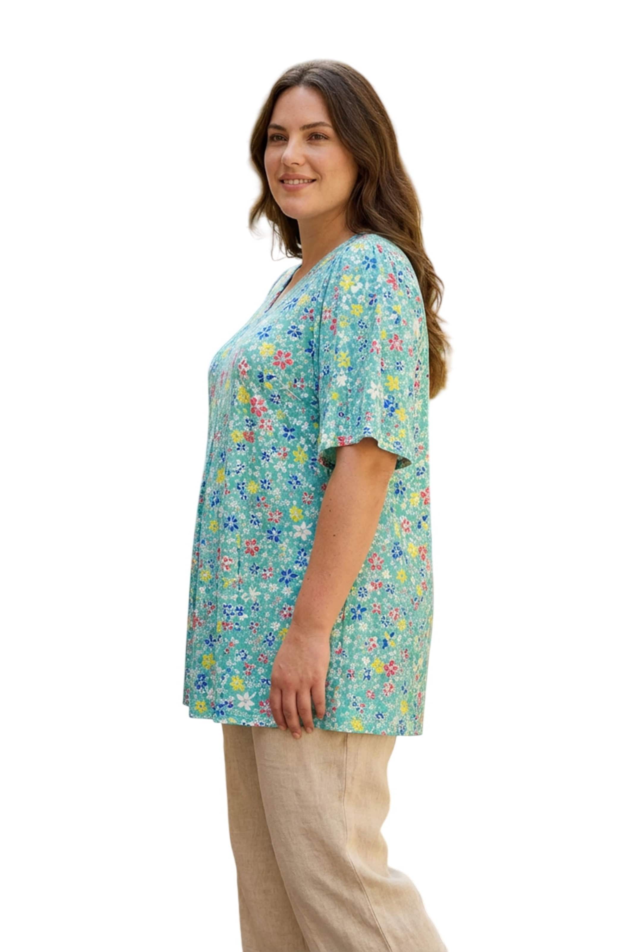 Stil Diva Blouse in Green