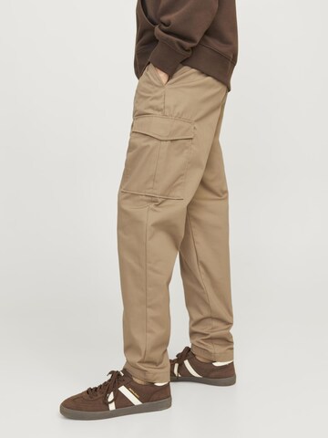 JACK & JONES Loosefit Cargobroek in Bruin