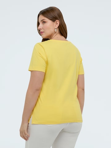 T-shirt Fiorella Rubino en jaune