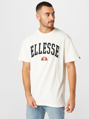 ELLESSE Shirt 'Columbia' in White: front