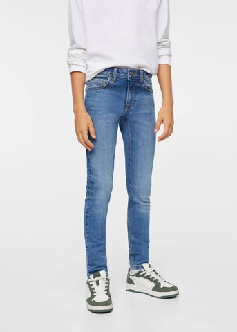MANGO KIDS Skinny Jeans in Blue: front